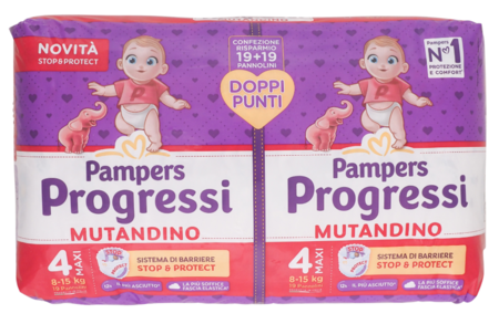 Pampers progressi mutandino